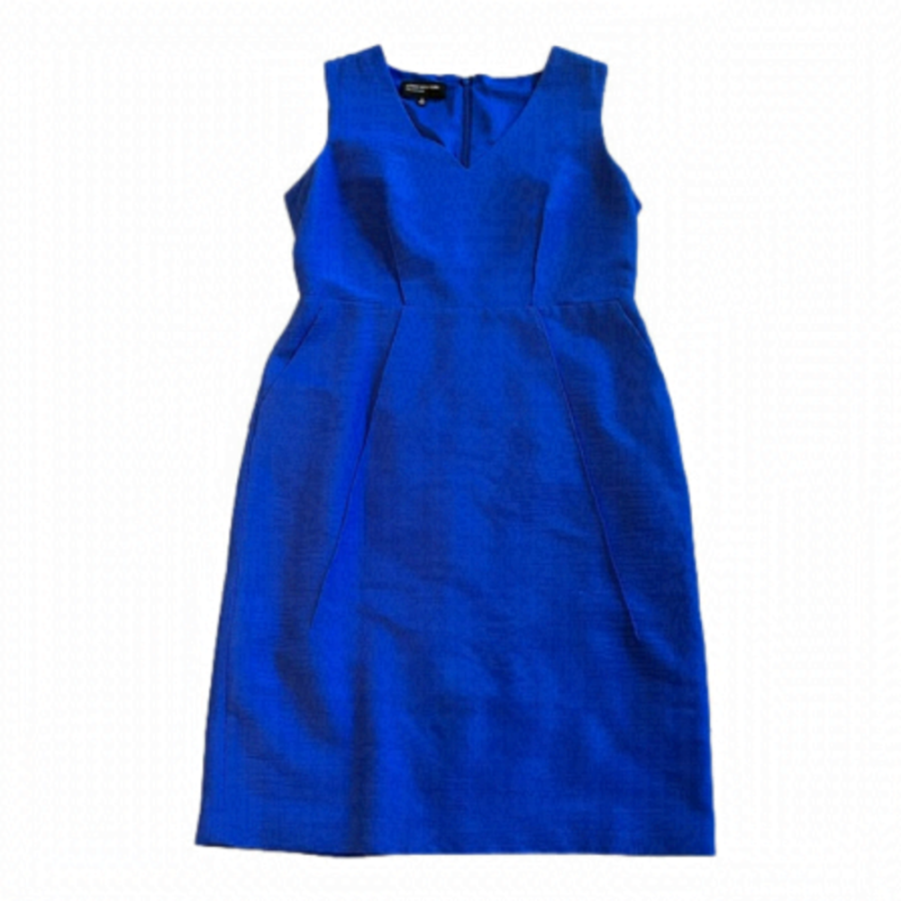 Jones New York Vibrant Blue Sleeveless Midi Dress